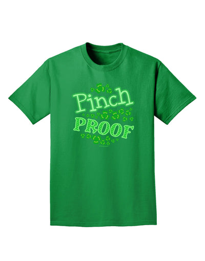 Pinch Proof St Patricks Day Adult Dark T-Shirt-Mens T-Shirt-TooLoud-Kelly-Green-Small-Davson Sales