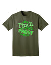 Pinch Proof St Patricks Day Adult Dark T-Shirt-Mens T-Shirt-TooLoud-Military-Green-Small-Davson Sales