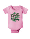 Pinch Proof St Patricks Day Baby Romper Bodysuit-Baby Romper-TooLoud-Pink-06-Months-Davson Sales