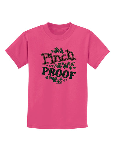 Pinch Proof St Patricks Day Childrens T-Shirt-Childrens T-Shirt-TooLoud-Sangria-X-Small-Davson Sales