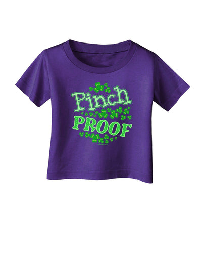 Pinch Proof St Patricks Day Infant T-Shirt Dark-Infant T-Shirt-TooLoud-Purple-06-Months-Davson Sales