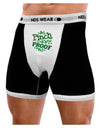 Pinch Proof St Patricks Day Mens Boxer Brief Underwear-Boxer Briefs-NDS Wear-Black-with-White-Small-NDS WEAR