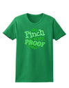 Pinch Proof St Patricks Day Womens Dark T-Shirt-TooLoud-Kelly-Green-X-Small-Davson Sales