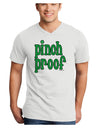 Pinch Proof - St. Patrick's Day Adult V-Neck T-shirt by TooLoud-Mens V-Neck T-Shirt-TooLoud-White-Small-Davson Sales