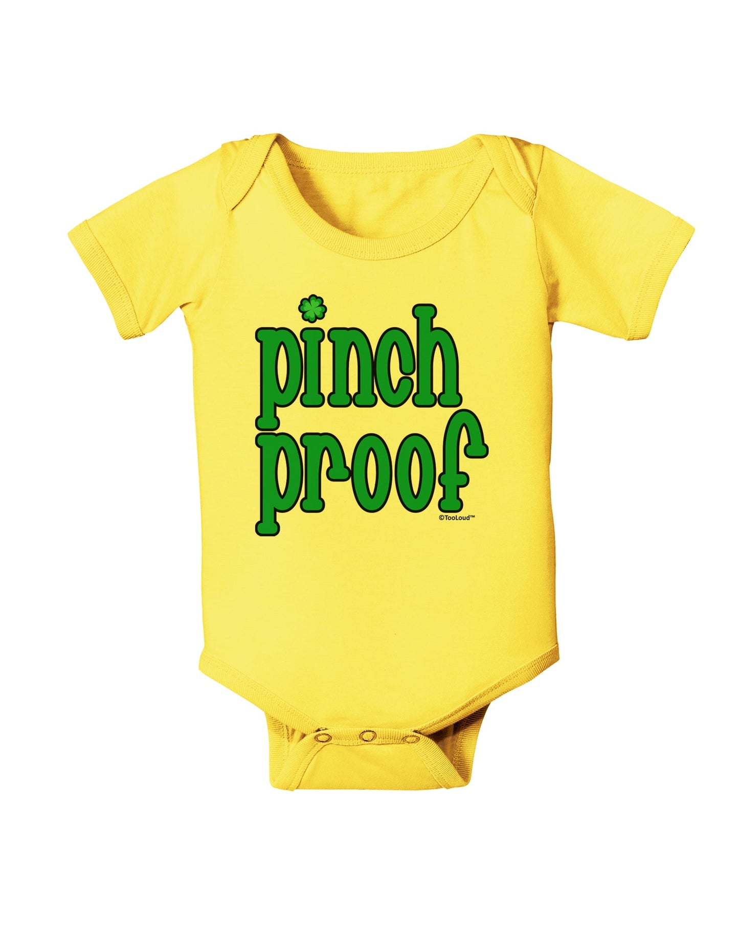 Pinch Proof - St. Patrick's Day Baby Romper Bodysuit by TooLoud-TooLoud-Yellow-06-Months-Davson Sales
