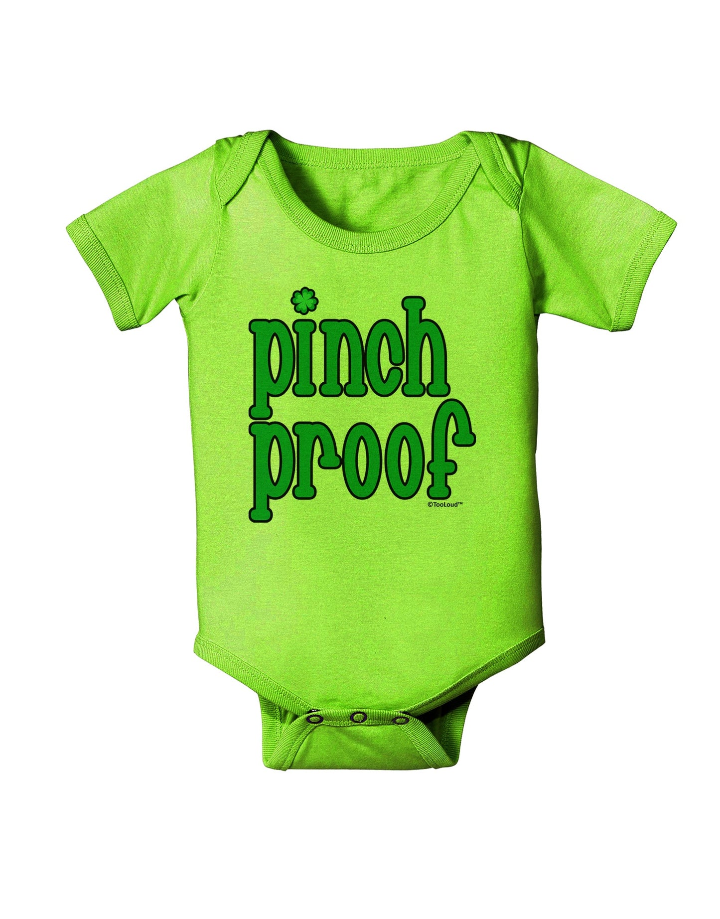 Pinch Proof - St. Patrick's Day Baby Romper Bodysuit by TooLoud-TooLoud-Lime-Green-06-Months-Davson Sales