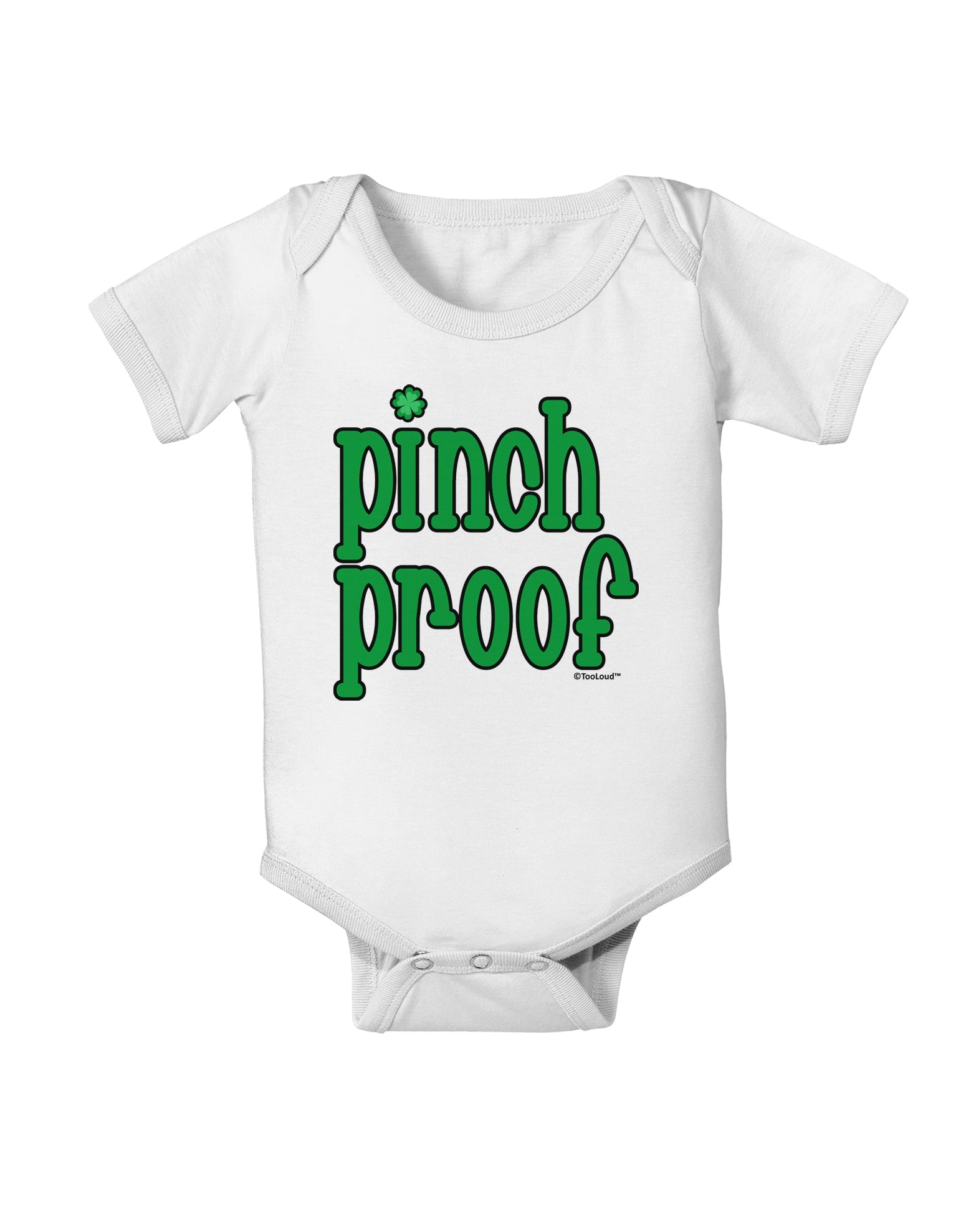 Pinch Proof - St. Patrick's Day Baby Romper Bodysuit by TooLoud-TooLoud-White-06-Months-Davson Sales
