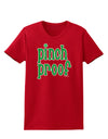 Pinch Proof - St. Patrick's Day Womens Dark T-Shirt by TooLoud-Womens T-Shirt-TooLoud-Red-X-Small-Davson Sales