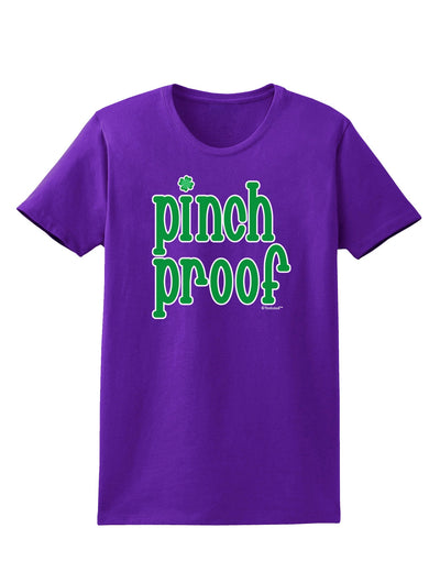 Pinch Proof - St. Patrick's Day Womens Dark T-Shirt by TooLoud-Womens T-Shirt-TooLoud-Purple-X-Small-Davson Sales