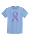 Pink Breast Cancer Awareness Ribbon - Stronger Everyday Childrens T-Shirt-Childrens T-Shirt-TooLoud-Light-Blue-X-Small-Davson Sales