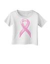 Pink Breast Cancer Awareness Ribbon - Stronger Everyday Infant T-Shirt-Infant T-Shirt-TooLoud-White-06-Months-Davson Sales
