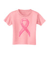 Pink Breast Cancer Awareness Ribbon - Stronger Everyday Toddler T-Shirt-Toddler T-Shirt-TooLoud-Candy-Pink-2T-Davson Sales