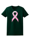 Pink Breast Cancer Awareness Ribbon - Stronger Everyday Womens Dark T-Shirt-TooLoud-Forest-Green-Small-Davson Sales