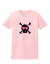 Pink and Black Crossbones Girl Womens T-Shirt-Womens T-Shirt-TooLoud-PalePink-X-Small-Davson Sales