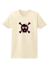 Pink and Black Crossbones Girl Womens T-Shirt-Womens T-Shirt-TooLoud-Natural-X-Small-Davson Sales