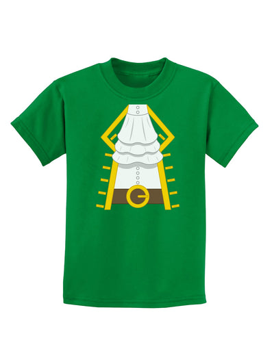 Pirate Captain Costume Gold Childrens Dark T-Shirt-Childrens T-Shirt-TooLoud-Kelly-Green-X-Small-Davson Sales