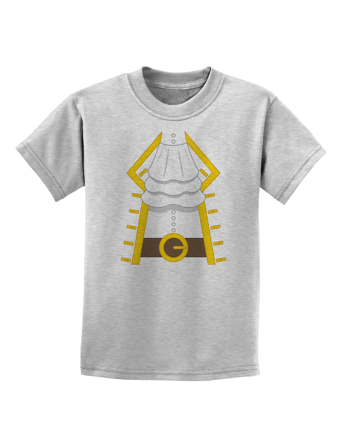 Pirate Captain Costume Gold Childrens T-Shirt-Childrens T-Shirt-TooLoud-AshGray-X-Small-Davson Sales