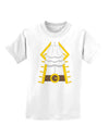 Pirate Captain Costume Gold Childrens T-Shirt-Childrens T-Shirt-TooLoud-White-X-Small-Davson Sales