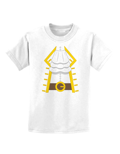 Pirate Captain Costume Gold Childrens T-Shirt-Childrens T-Shirt-TooLoud-White-X-Small-Davson Sales