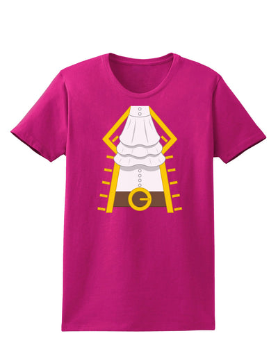 Pirate Captain Costume Gold Womens Dark T-Shirt-Womens T-Shirt-TooLoud-Hot-Pink-Small-Davson Sales