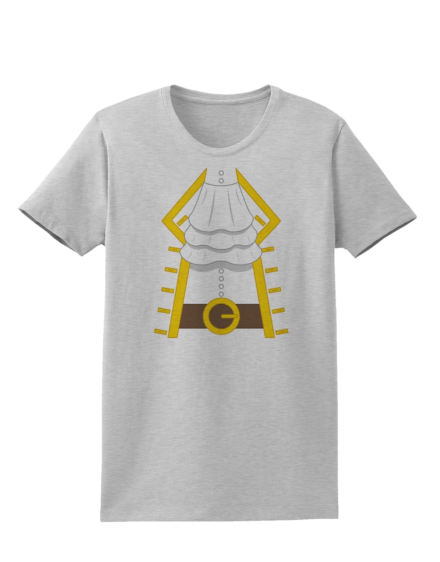 Pirate Captain Costume Gold Womens T-Shirt-Womens T-Shirt-TooLoud-AshGray-X-Small-Davson Sales