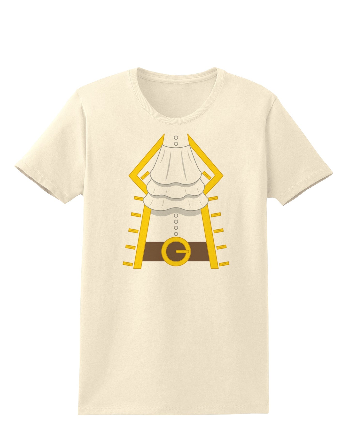 Pirate Captain Costume Gold Womens T-Shirt-Womens T-Shirt-TooLoud-Natural-X-Small-Davson Sales