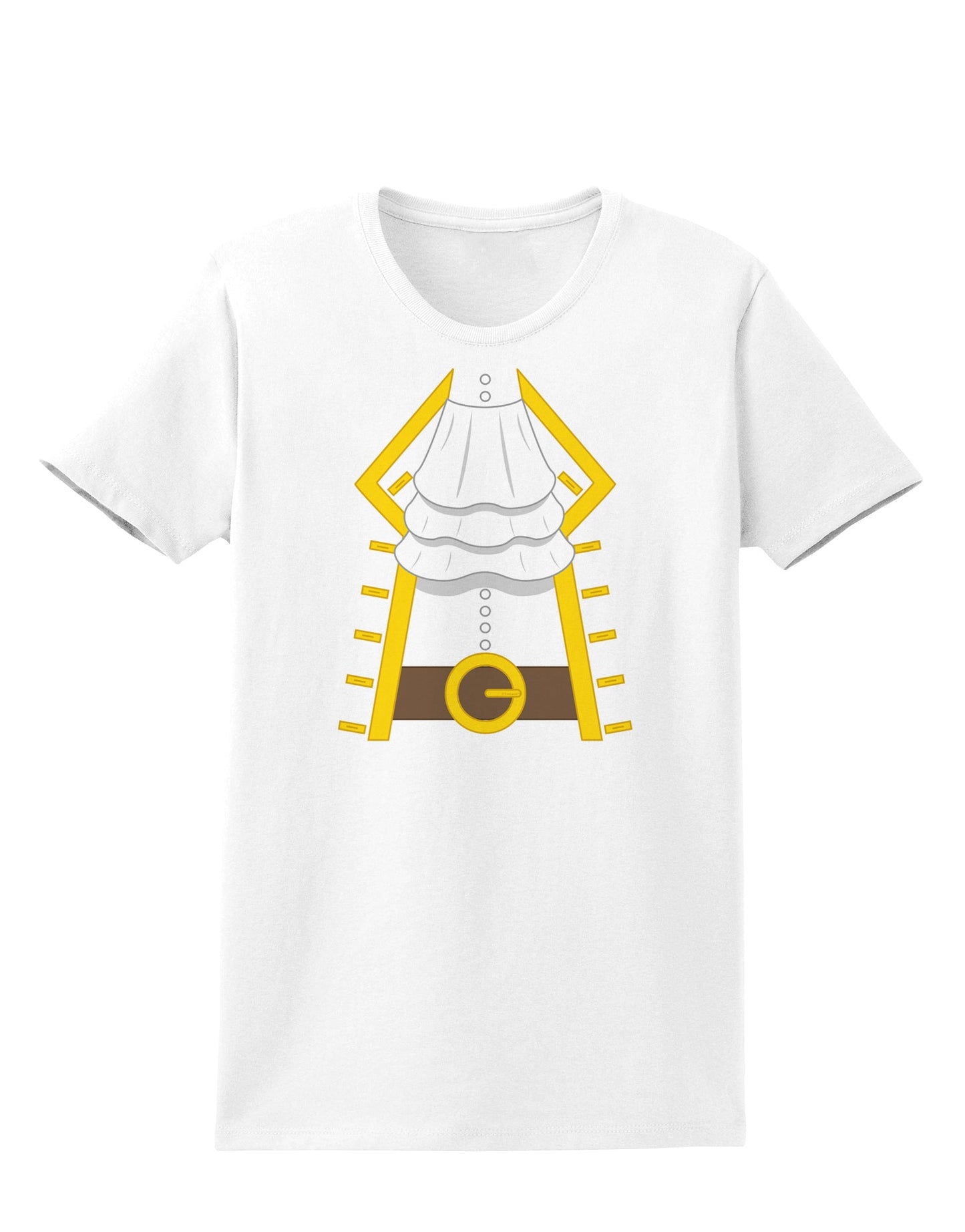Pirate Captain Costume Gold Womens T-Shirt-Womens T-Shirt-TooLoud-White-X-Small-Davson Sales
