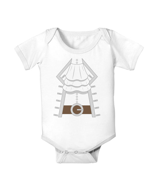 Pirate Captain Costume Silver Baby Romper Bodysuit-Baby Romper-TooLoud-White-06-Months-Davson Sales