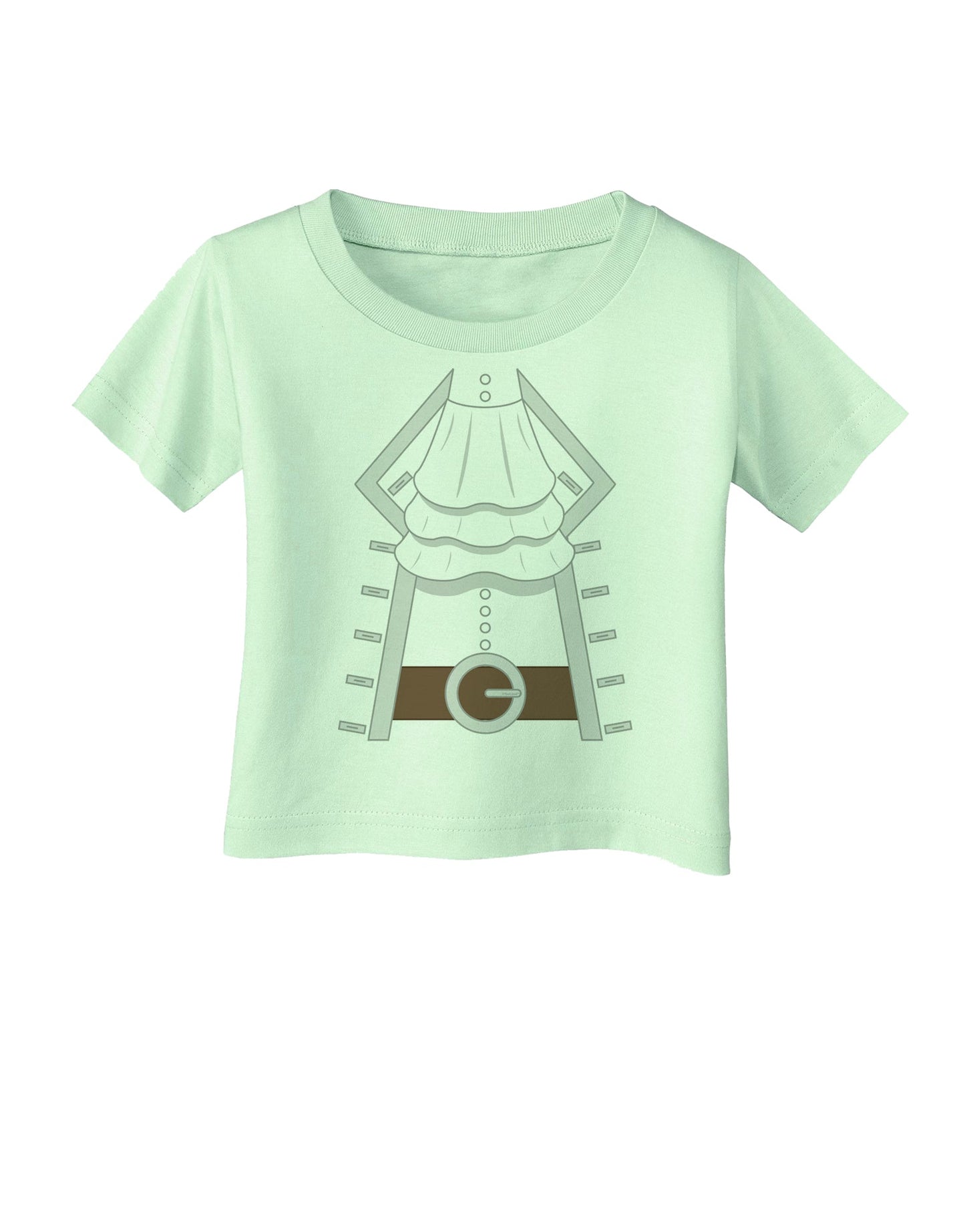 Pirate Captain Costume Silver Infant T-Shirt-Infant T-Shirt-TooLoud-Light-Green-06-Months-Davson Sales