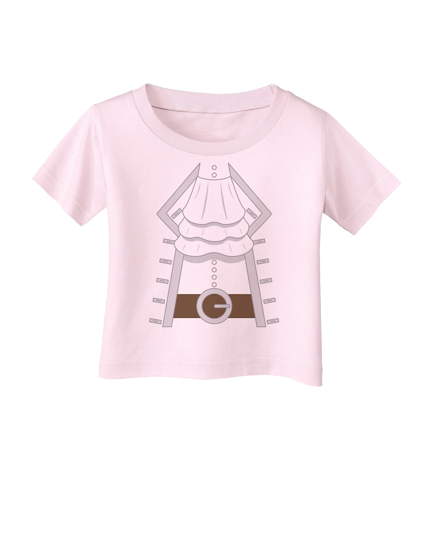 Pirate Captain Costume Silver Infant T-Shirt-Infant T-Shirt-TooLoud-Light-Pink-06-Months-Davson Sales