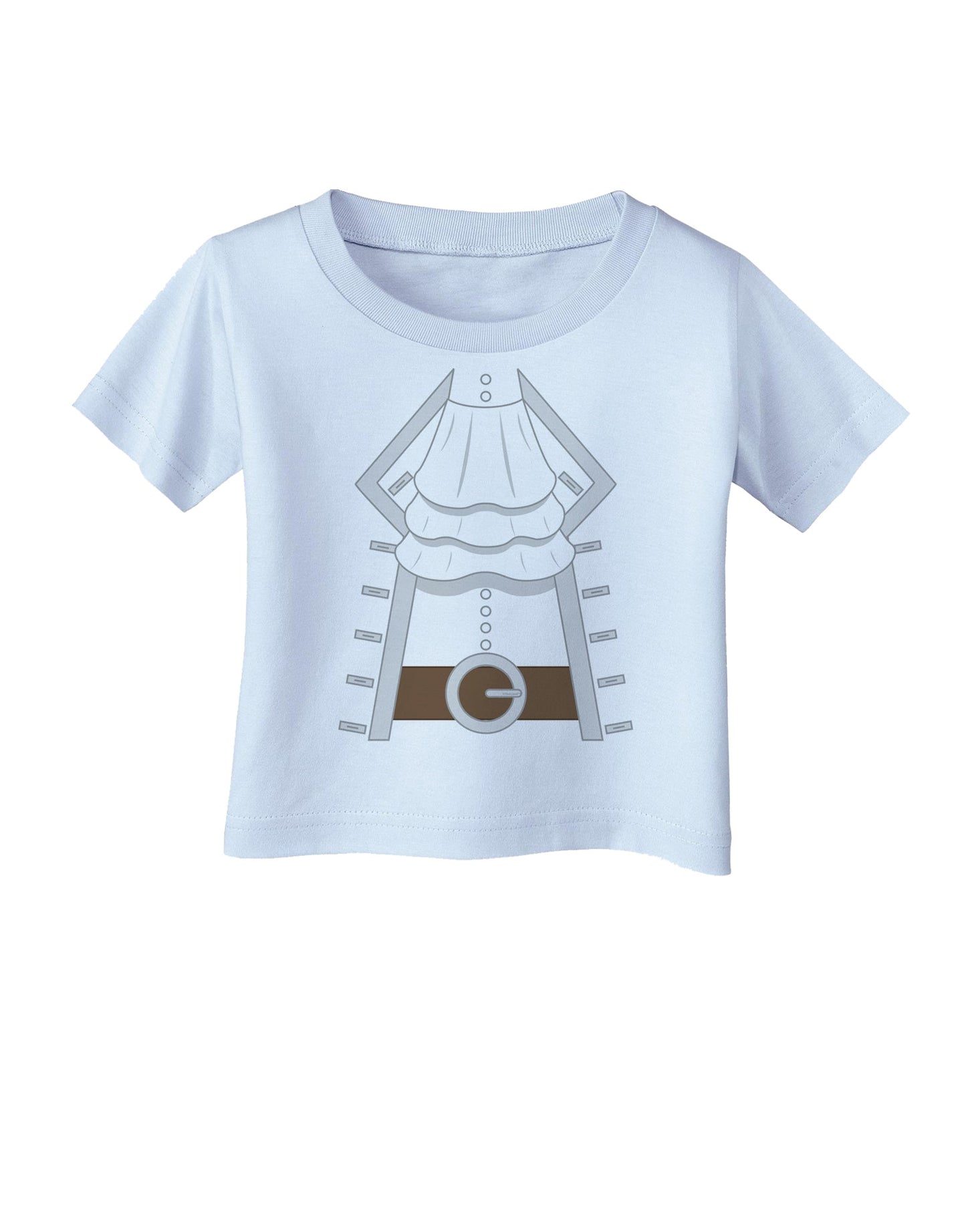 Pirate Captain Costume Silver Infant T-Shirt-Infant T-Shirt-TooLoud-Light-Blue-06-Months-Davson Sales