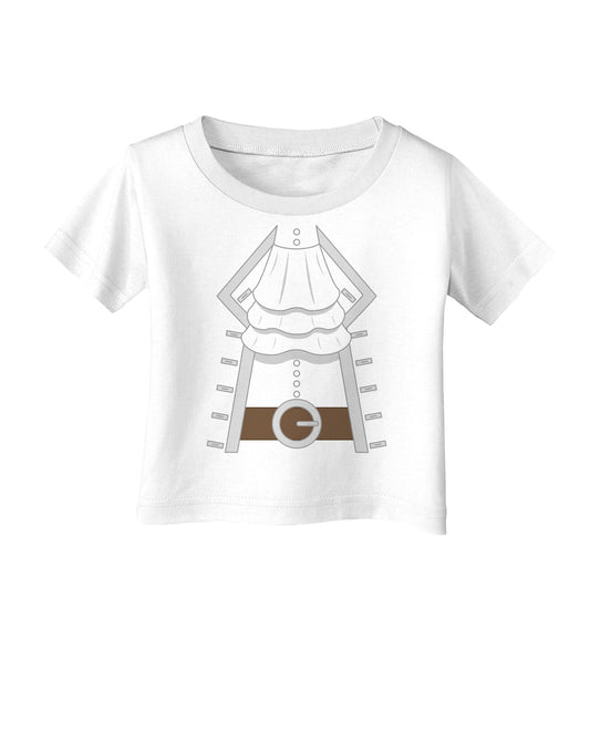 Pirate Captain Costume Silver Infant T-Shirt-Infant T-Shirt-TooLoud-White-06-Months-Davson Sales