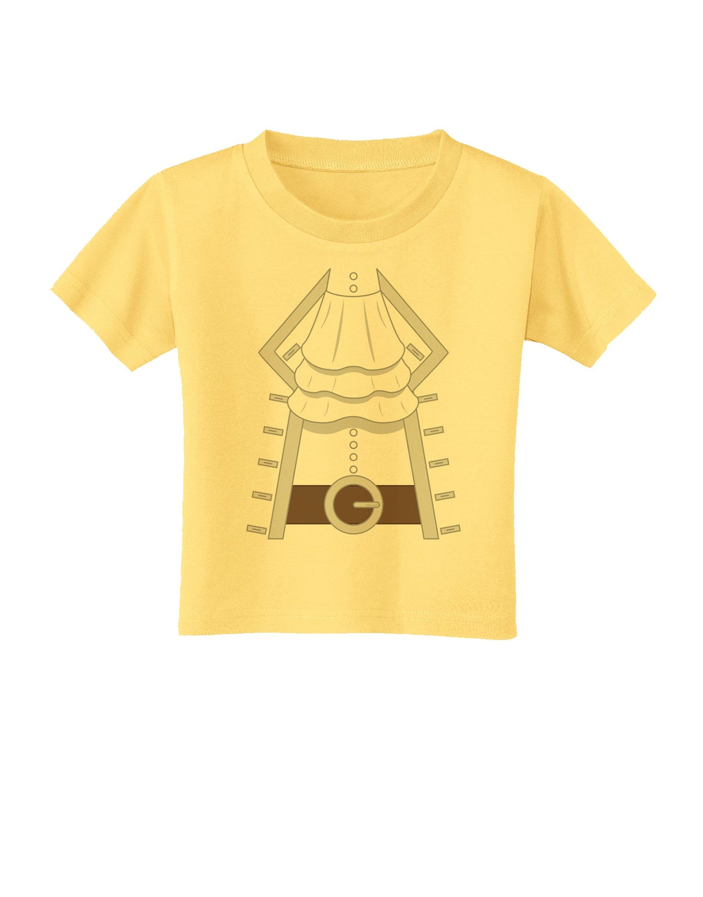 Pirate Captain Costume Silver Toddler T-Shirt-Toddler T-Shirt-TooLoud-Daffodil-Yellow-2T-Davson Sales