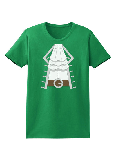 Pirate Captain Costume Silver Womens Dark T-Shirt-Womens T-Shirt-TooLoud-Kelly-Green-X-Small-Davson Sales