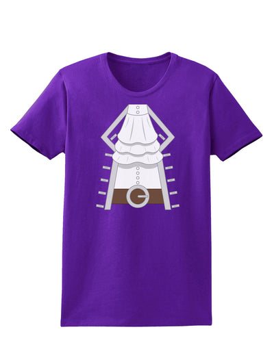 Pirate Captain Costume Silver Womens Dark T-Shirt-Womens T-Shirt-TooLoud-Purple-X-Small-Davson Sales