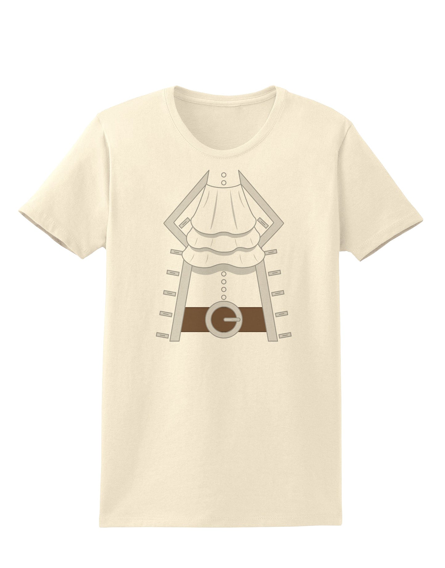 Pirate Captain Costume Silver Womens T-Shirt-Womens T-Shirt-TooLoud-Natural-X-Small-Davson Sales