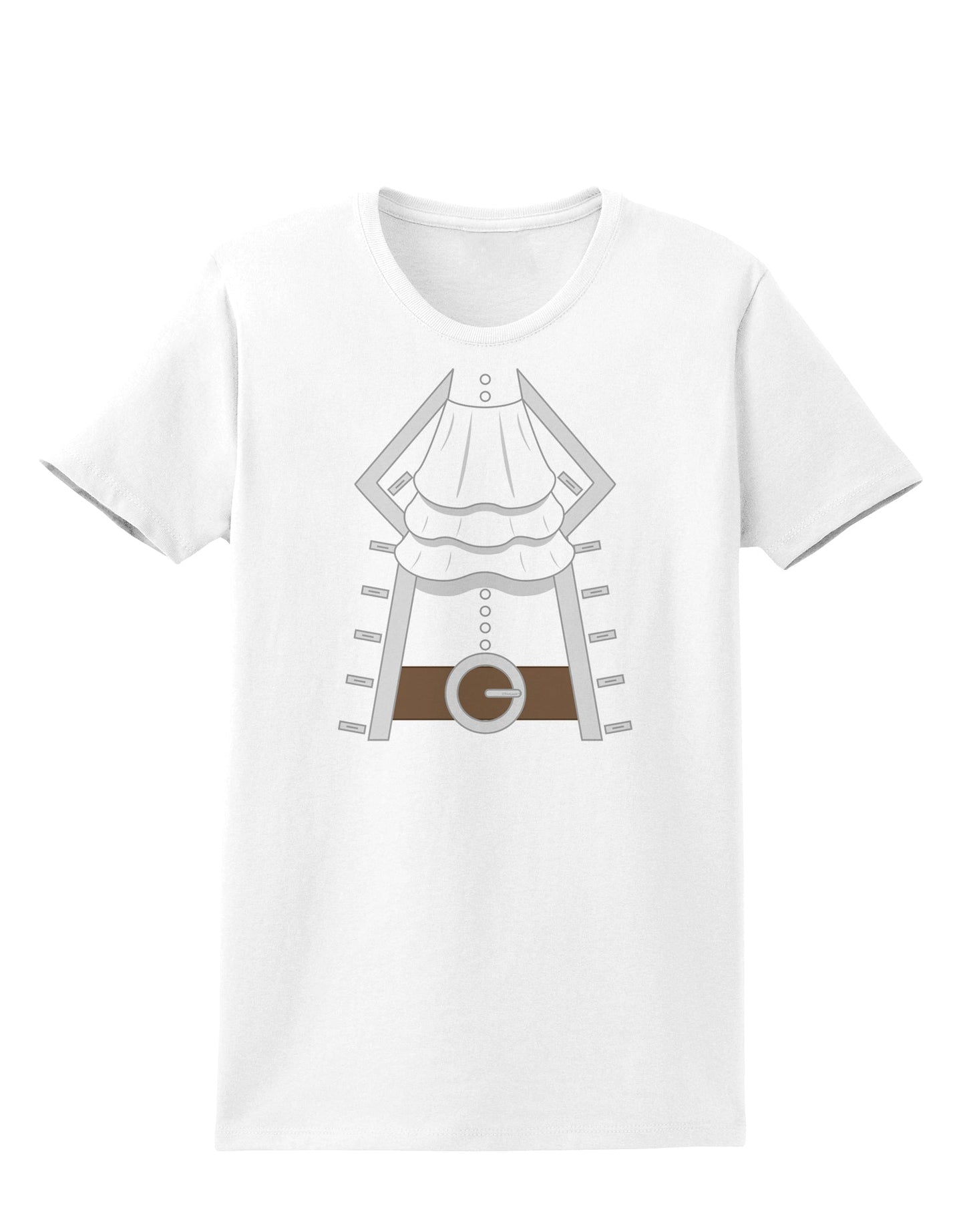 Pirate Captain Costume Silver Womens T-Shirt-Womens T-Shirt-TooLoud-White-X-Small-Davson Sales