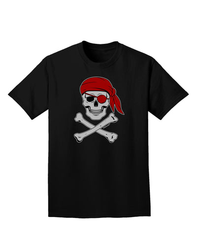 Pirate Skull Adult Dark T-Shirt-Mens T-Shirt-TooLoud-Black-Small-Davson Sales