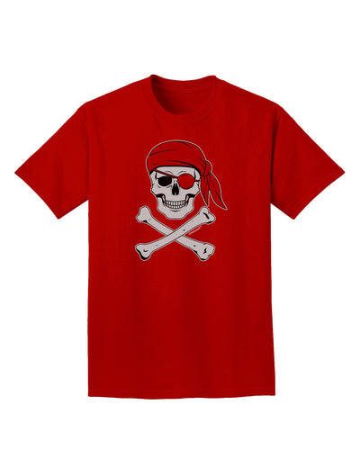 Pirate Skull Adult Dark T-Shirt-Mens T-Shirt-TooLoud-Red-Small-Davson Sales