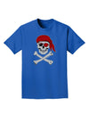 Pirate Skull Adult Dark T-Shirt-Mens T-Shirt-TooLoud-Royal-Blue-Small-Davson Sales