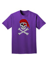 Pirate Skull Adult Dark T-Shirt-Mens T-Shirt-TooLoud-Purple-Small-Davson Sales