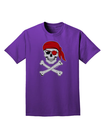 Pirate Skull Adult Dark T-Shirt-Mens T-Shirt-TooLoud-Purple-Small-Davson Sales