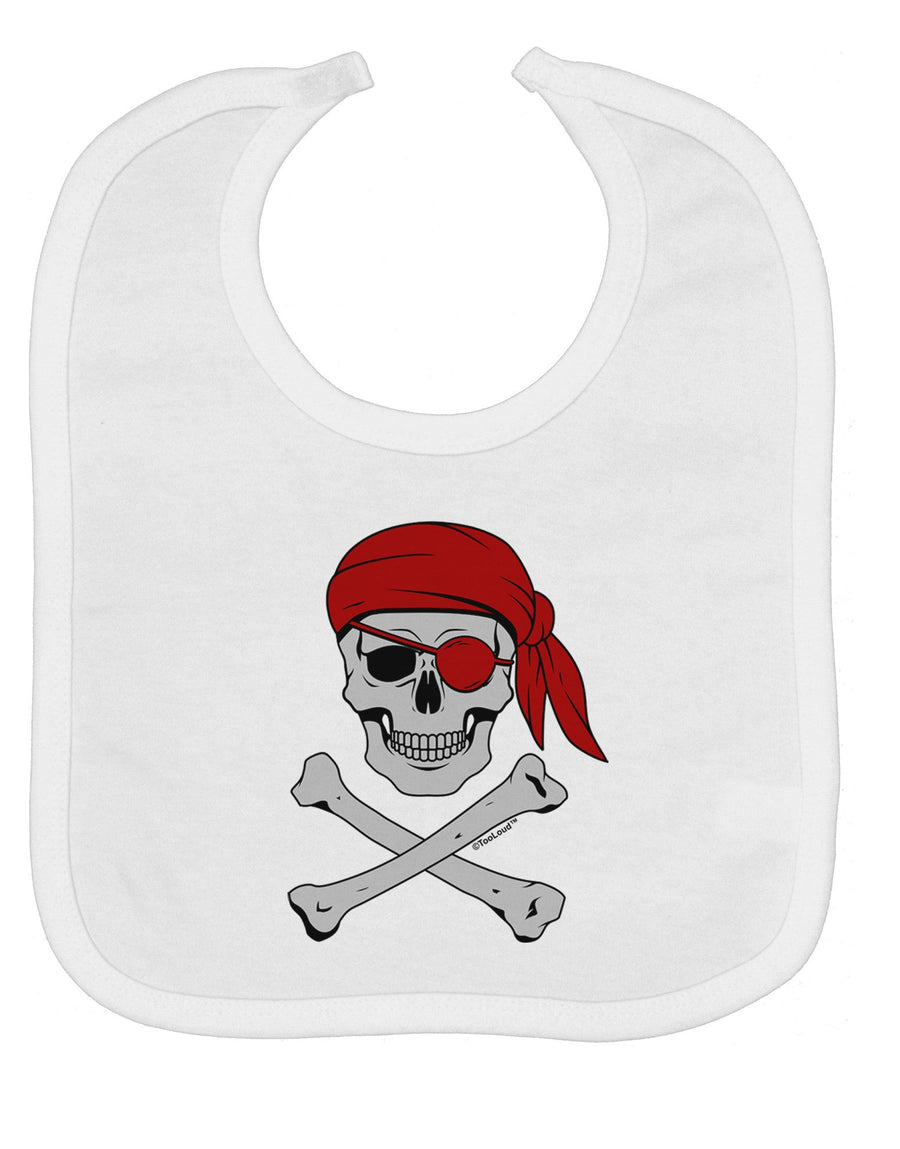 Pirate Skull Baby Bib