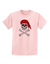 Pirate Skull Childrens T-Shirt-Childrens T-Shirt-TooLoud-PalePink-X-Small-Davson Sales