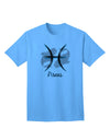 Pisces Symbol Adult T-Shirt-unisex t-shirt-TooLoud-Aquatic-Blue-Small-Davson Sales