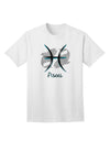 Pisces Symbol Adult T-Shirt-unisex t-shirt-TooLoud-White-Small-Davson Sales