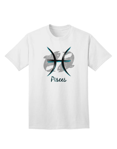 Pisces Symbol Adult T-Shirt-unisex t-shirt-TooLoud-White-Small-Davson Sales