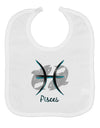 Pisces Symbol Baby Bib