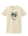 Pisces Symbol Womens T-Shirt-Womens T-Shirt-TooLoud-Natural-X-Small-Davson Sales