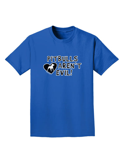 Pitbulls Aren't Evil Adult Dark T-Shirt-Mens T-Shirt-TooLoud-Royal-Blue-Small-Davson Sales